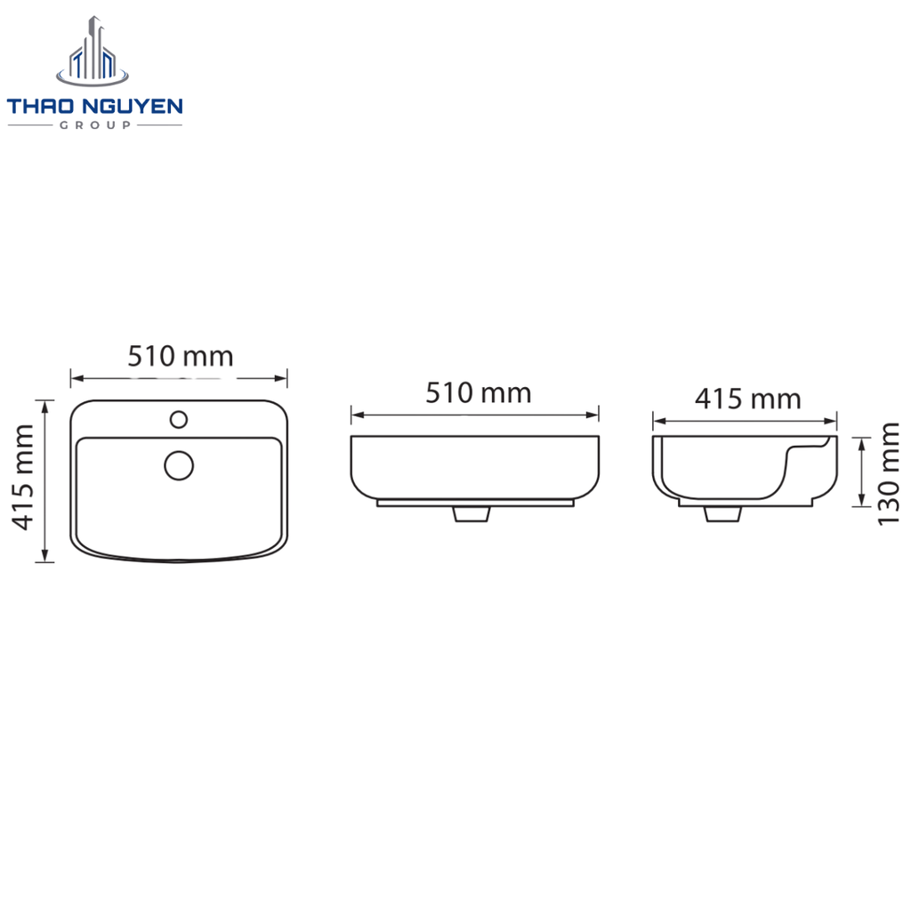 Chậu Lavabo Đặt Bàn JOPA JP1-260