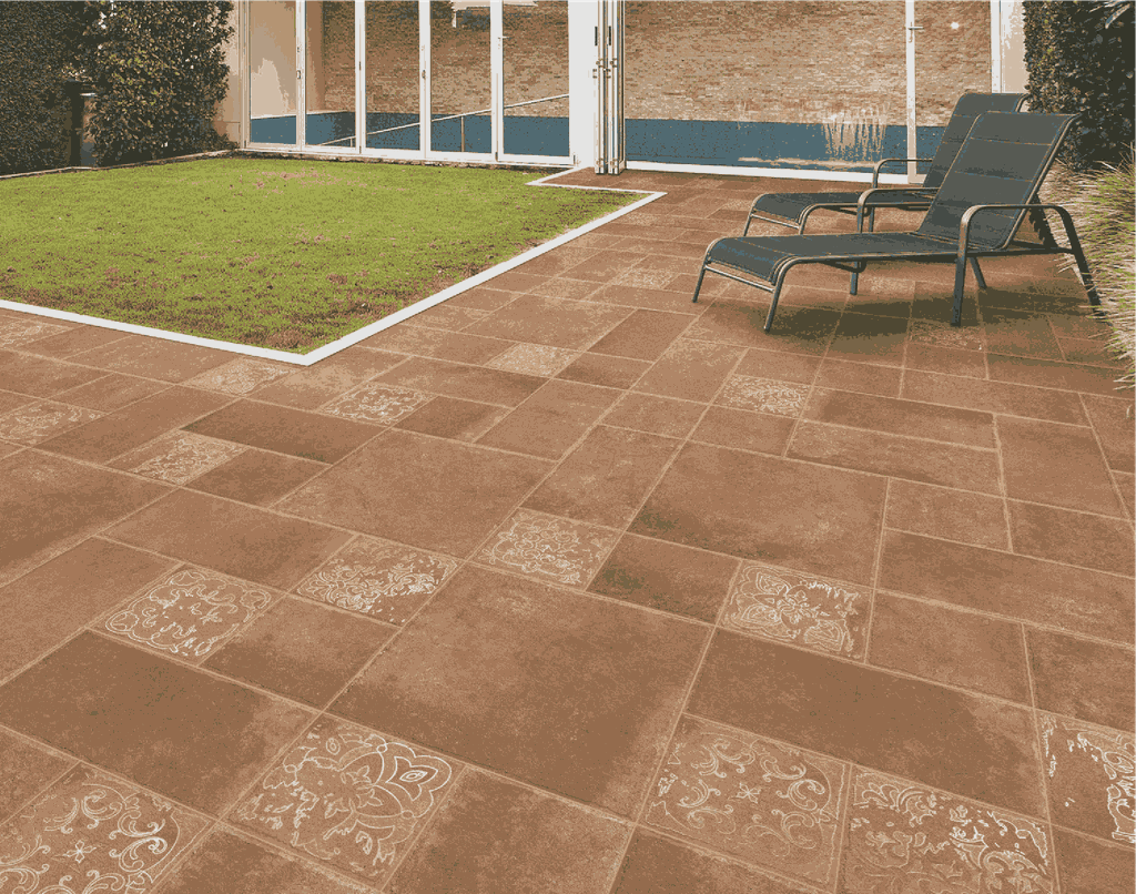 Gạch điểm Ấn Độ 300x300 men Matt Porcelain ALTROZ TERRA