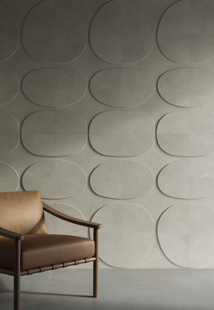 Gạch Ý 600x1200 men Matt Porcelain CEMENTI GREY FL06BA