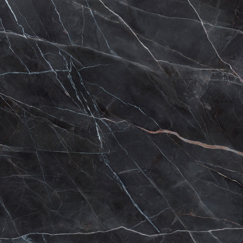 Gạch Ý 1200x1200 men Bóng Porcelain CALACATTA BLACK CH0312L