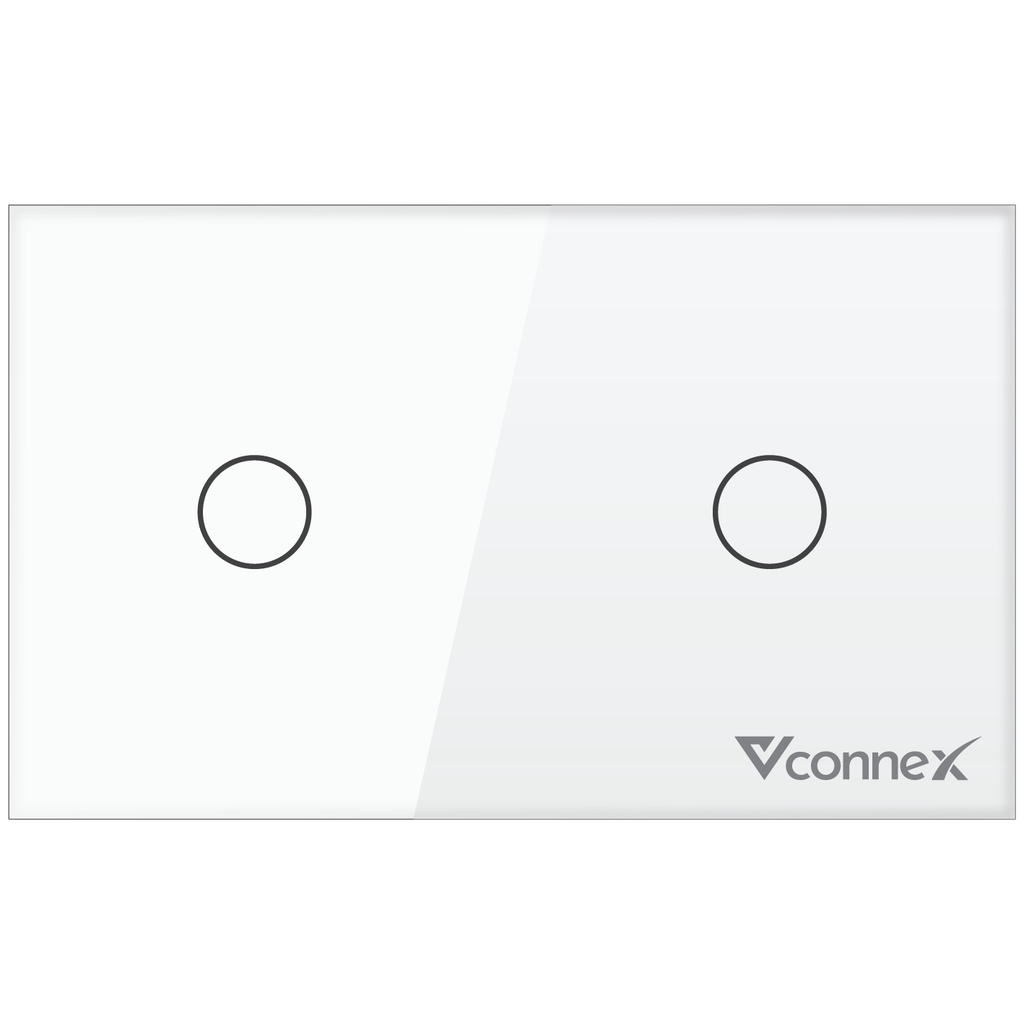 Công tắc thông minh 2 kênh không viền Vconnex VCN-WS02