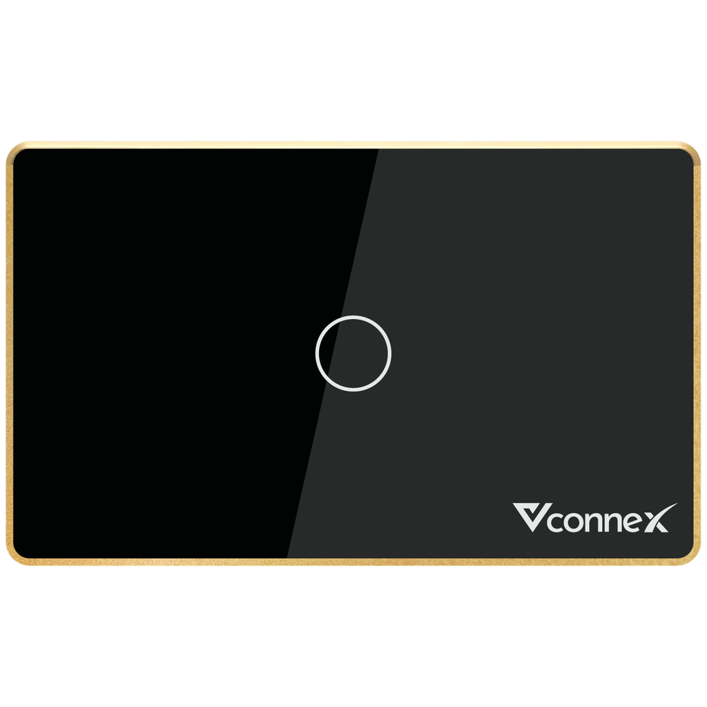 Công tắc thông minh 1 kênh viền nhôm Vconnex VCN-WS01L