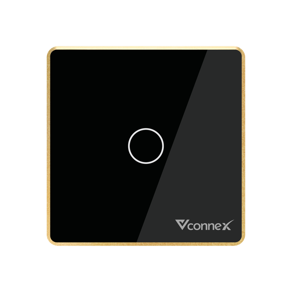 Công tắc thông minh 1 kênh viền nhôm Vconnex VCN-WS01L