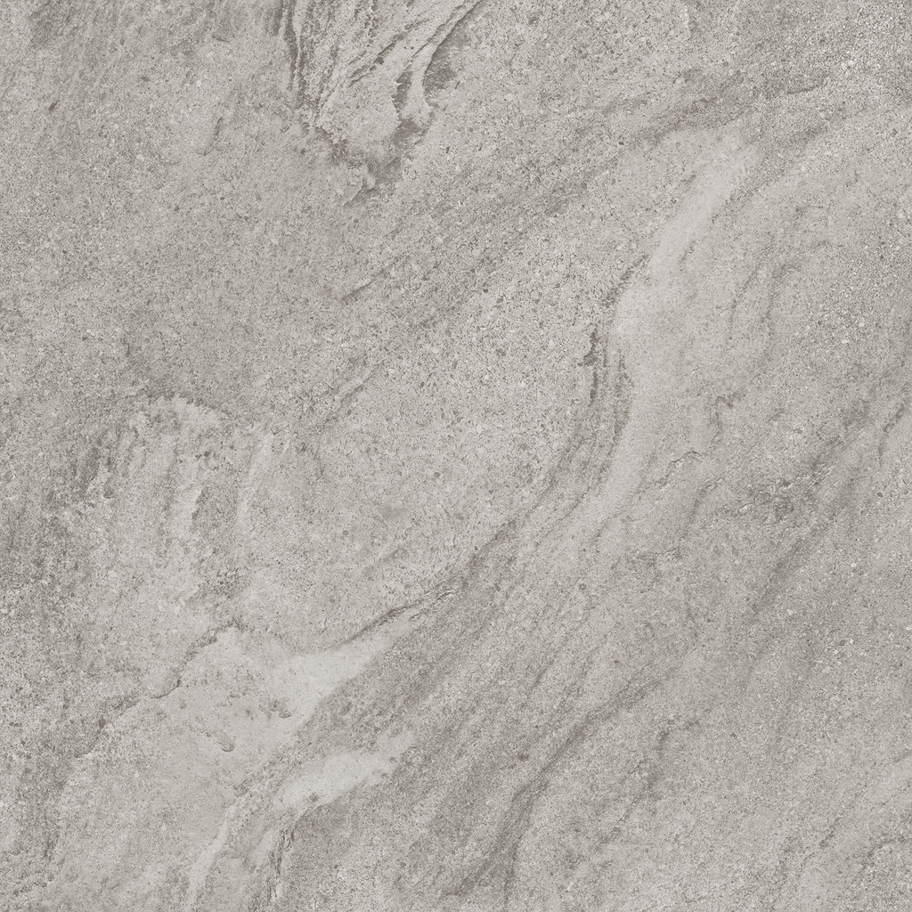 Gạch Ấn Độ 600x600 men Matt Porcelain ROCKFLAME GRIS