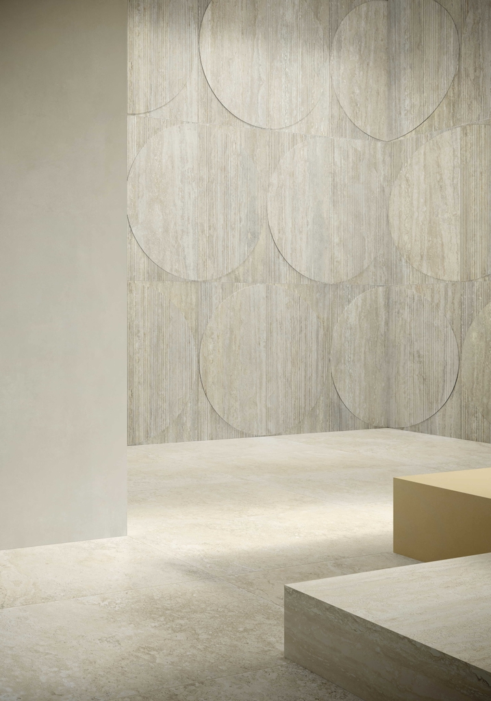 Gạch Ý 600x1200 men Matt Porcelain TRAVERTINO BEIGE TR04BA