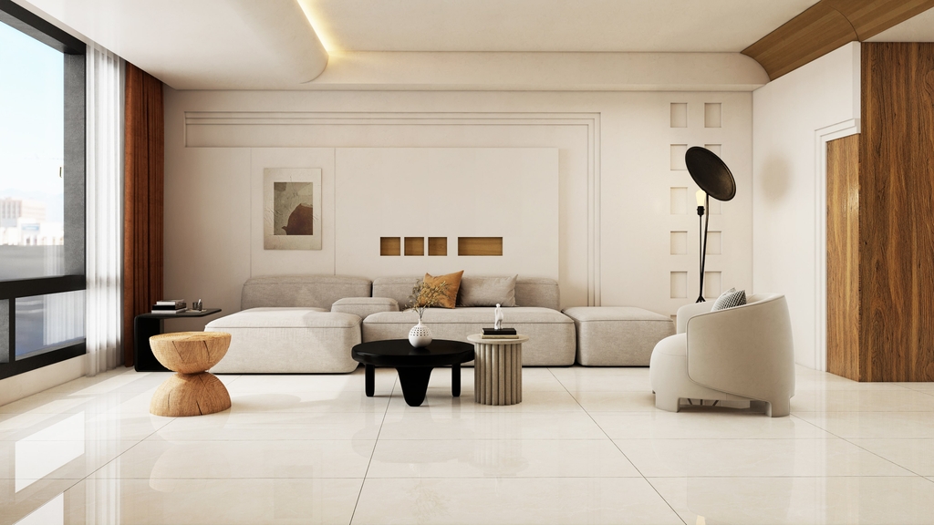 Gạch lát 600x1200 men Bóng Granite GP12H03J