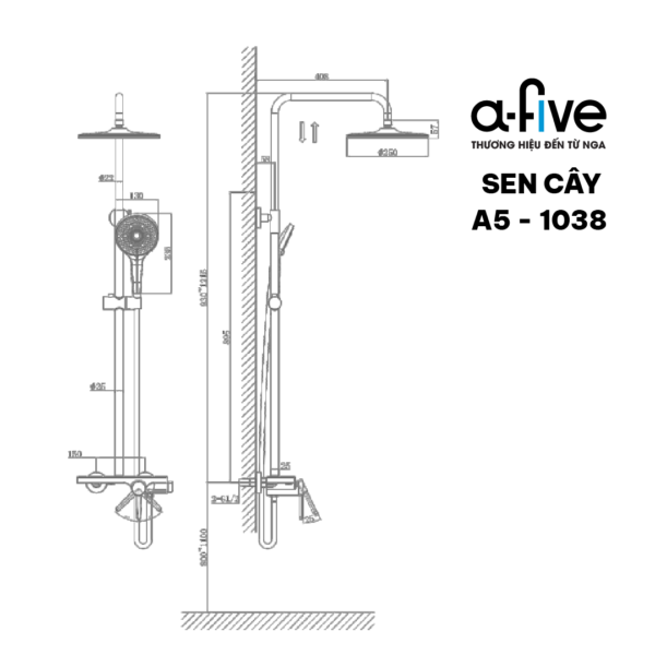 Sen cây nóng lạnh A-Five A5-1038