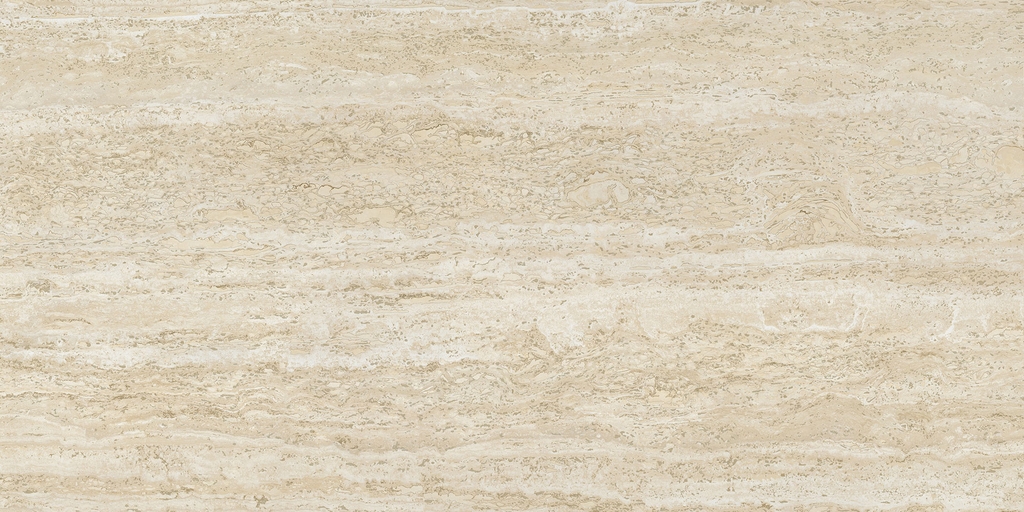 Gạch Ý 600x1200 men Matt Porcelain TRAVERTINO BEIGE VEIN CUT TR03BA