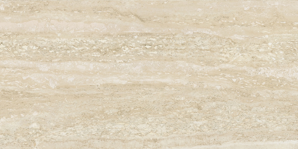 Gạch Ý 600x1200 men Matt Porcelain TRAVERTINO BEIGE VEIN CUT TR03BA