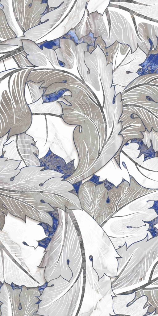 Gạch Ấn Độ 1200x2400 men Bóng Porcelain TROPICAL SKY