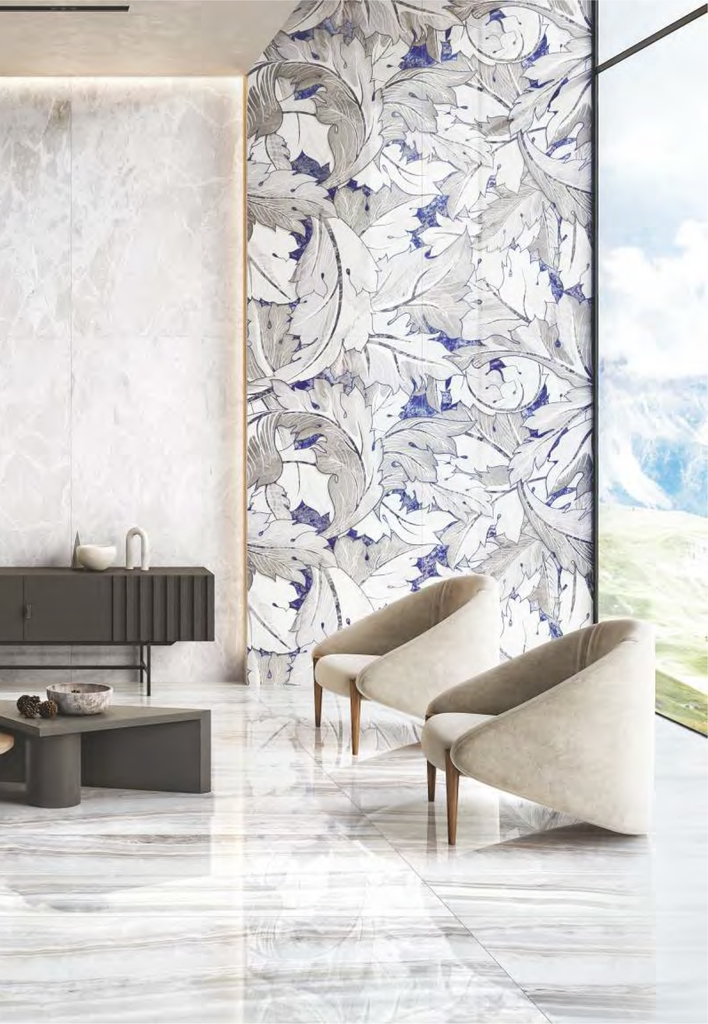 Gạch Ấn Độ 1200x2400 men Bóng Porcelain TROPICAL SKY