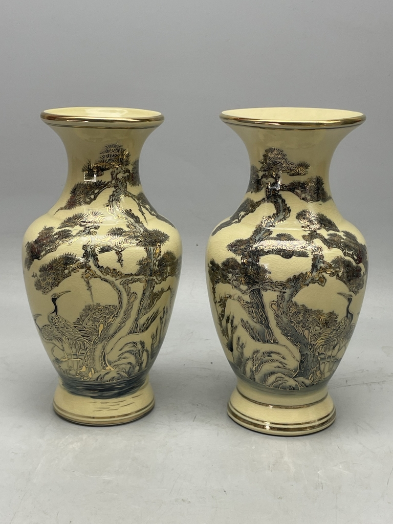 Lọ Hoa H33 Vẽ Vang 24K