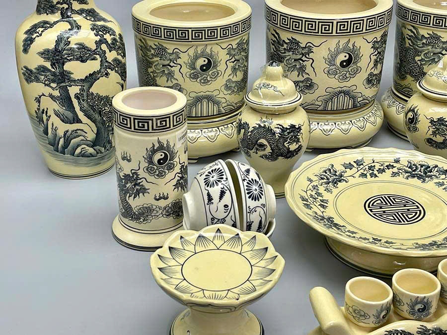 Bộ Thờ Hoạ Tiết Rồng Truyền Thống