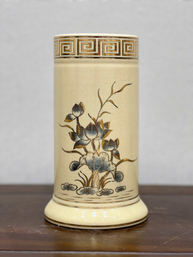 Ống Hương Hoạ Tiết Hoa Sen H22 vẽ vàng 24k