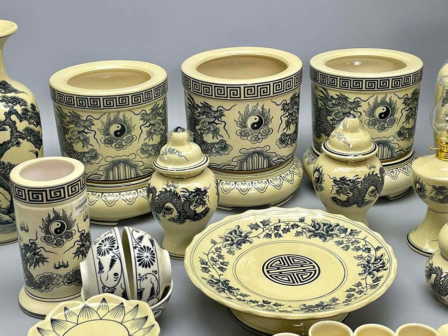 Bộ Thờ Hoạ Tiết Rồng Truyền Thống