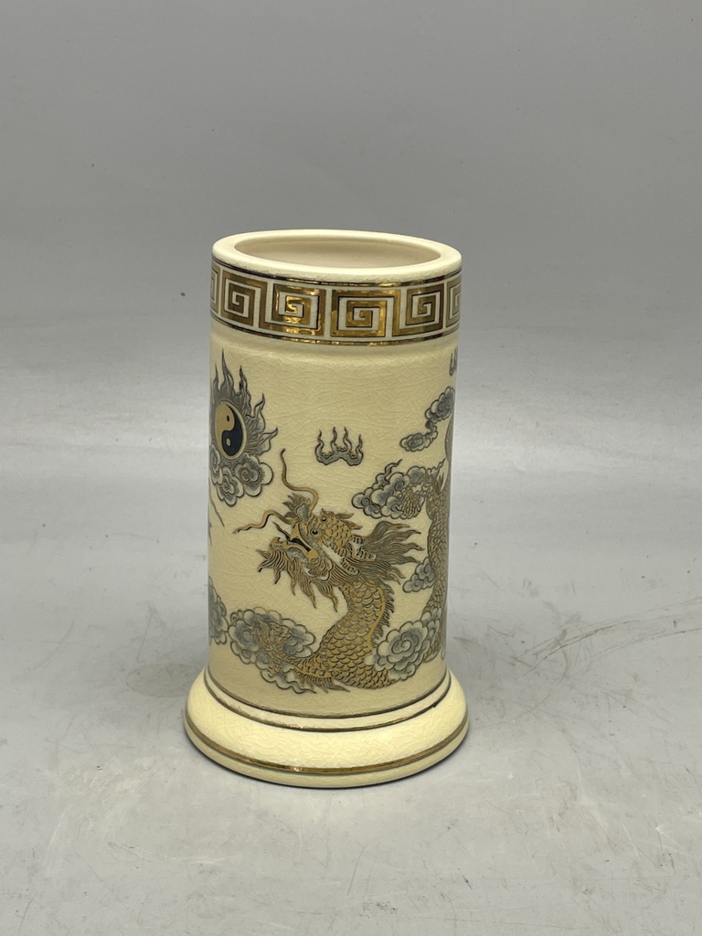 Ống Hương Rồng H19 Vẽ Vàng 24K