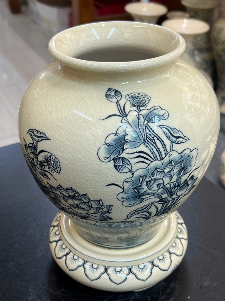 Bình Cát Tường Hoa Sen H21 truyền thống