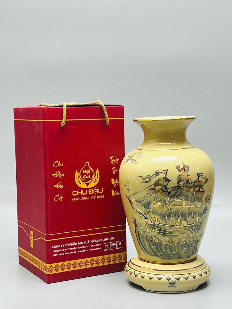 Bình Cắm Hoa H28 cảnh Thuận Buồm Xuôi Gió