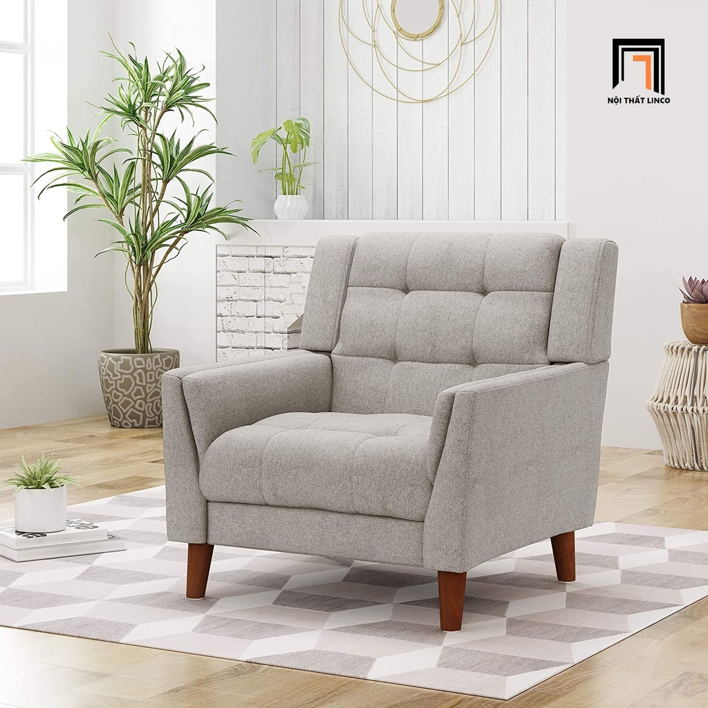 sofa đơn vải nỉ