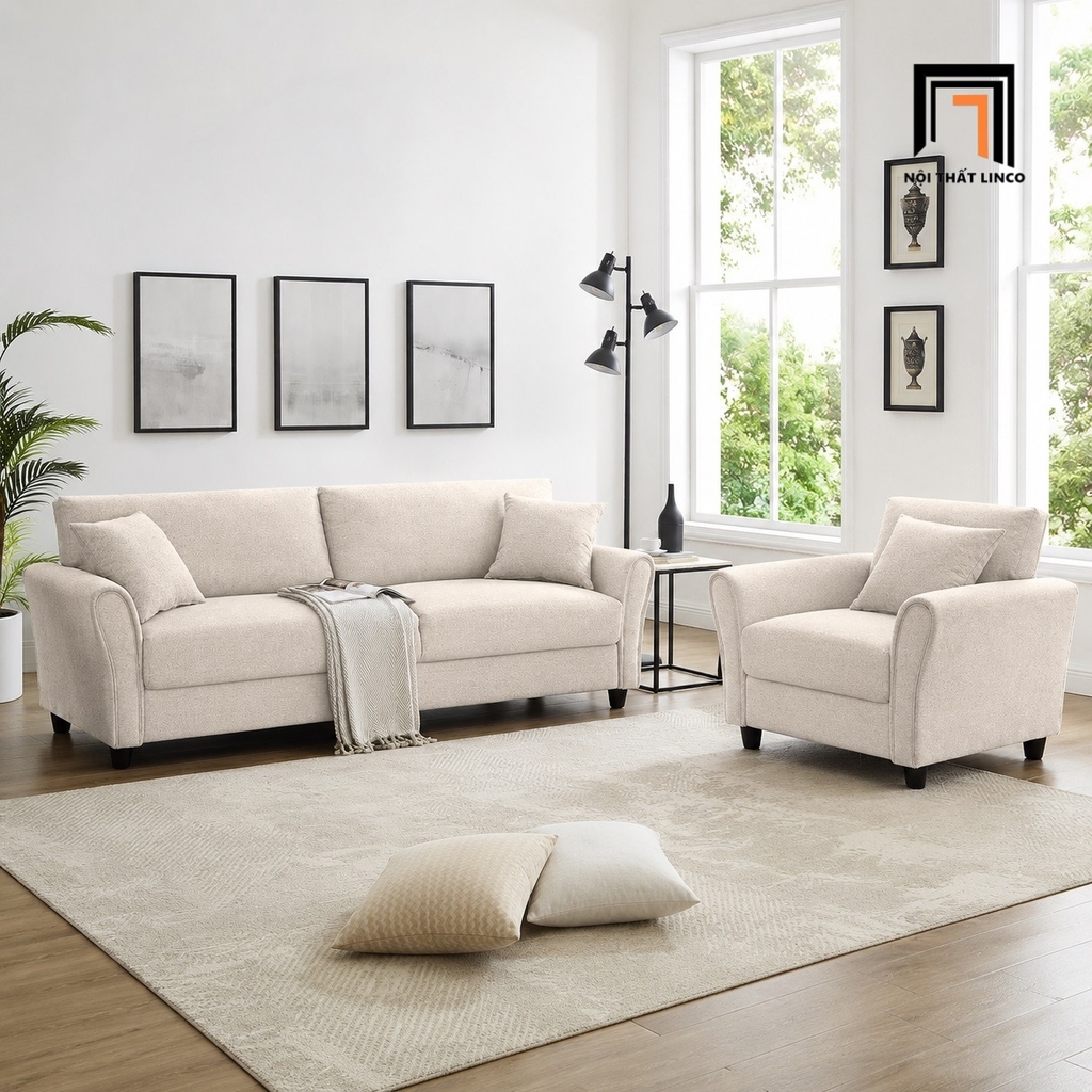 sofa phòng khách dài 2m