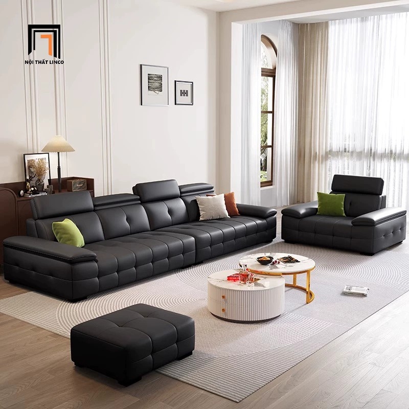 sofa, living room sofa, high-quality sofa set, sofa set for large living room, leather sofa for living room Sofa set in Ho Chi Minh - Living room sofa set in VietNam