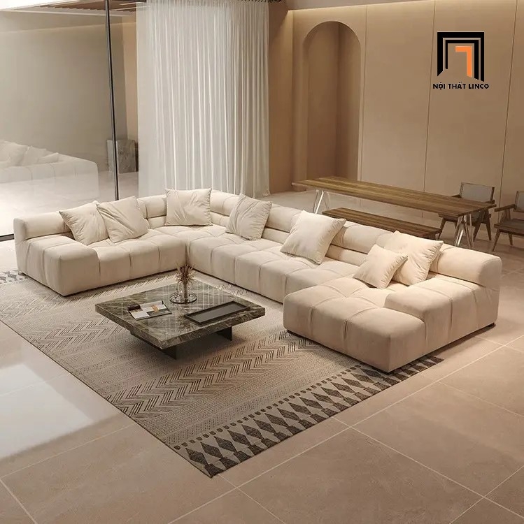 sofa chữ U dài 3m4