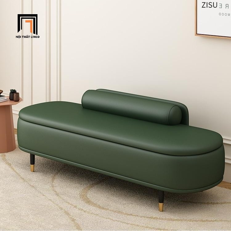 sofa đôn dài 1m3 da pu dễ vệ sinh