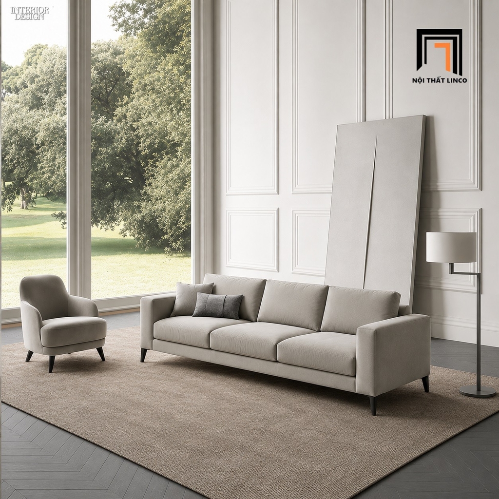 sofa phòng khách dài 2m2