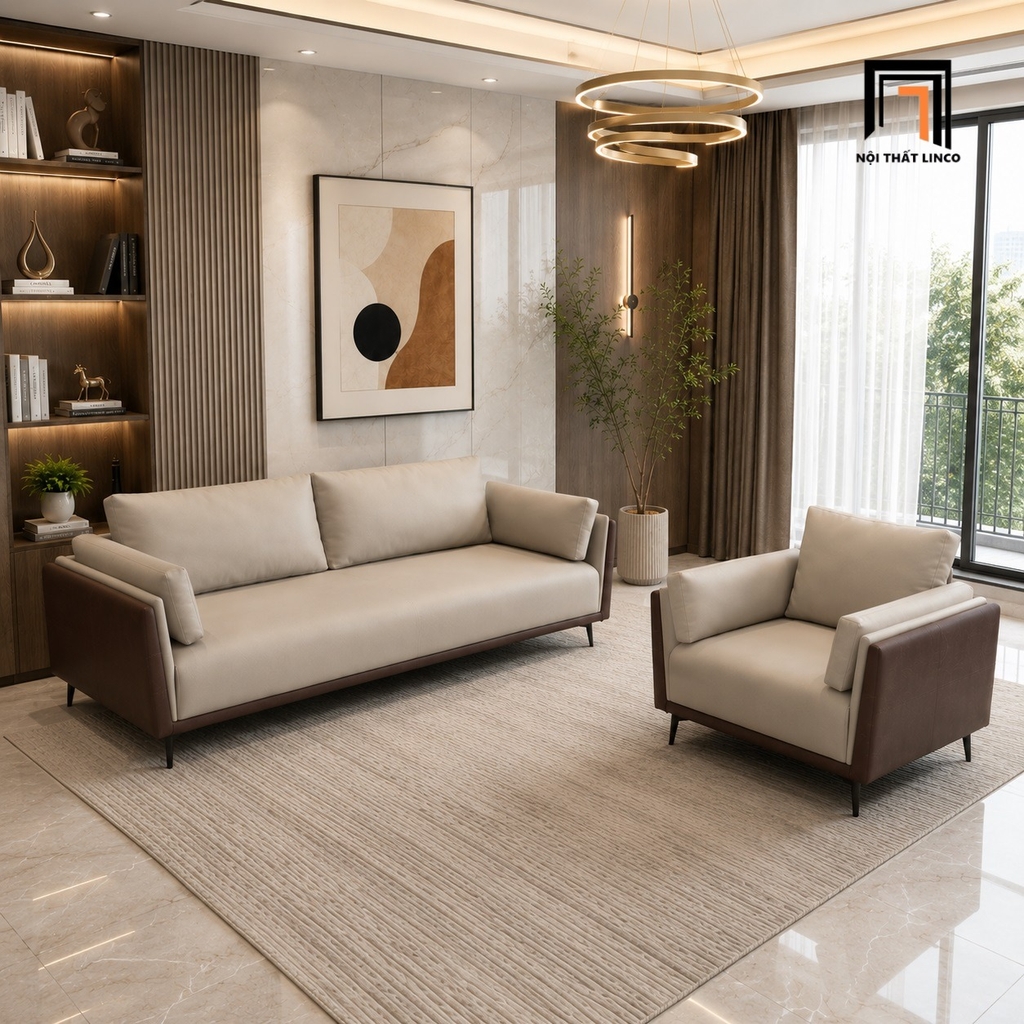 sofa phòng khách dài 2m