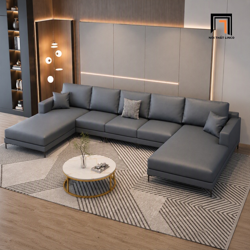 sofa rộng rãi tiện nghi