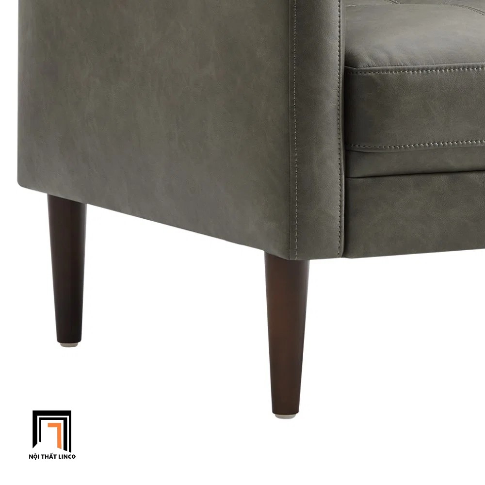 sofa đơn chân gỗ cao su