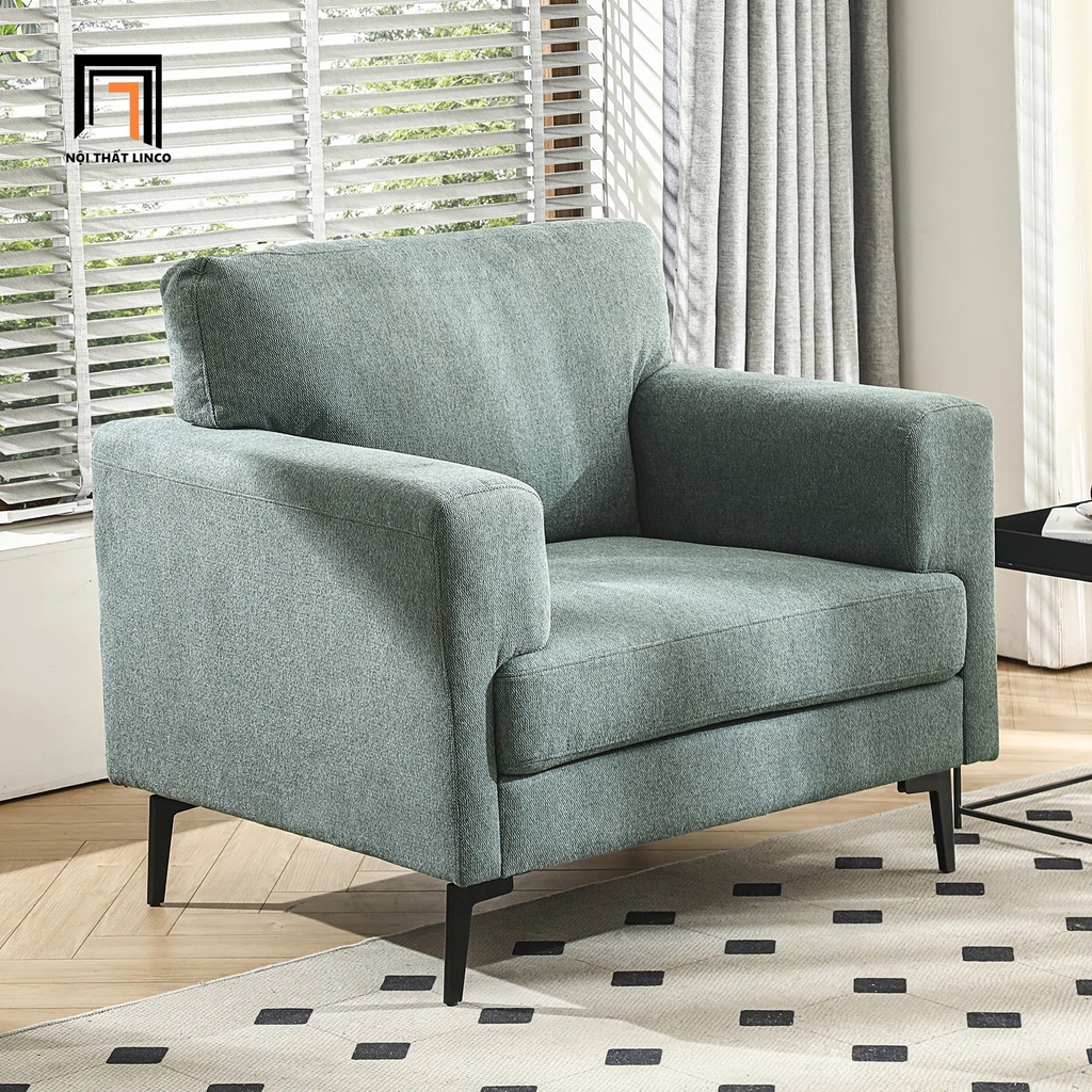 sofa đơn xanh ngọc