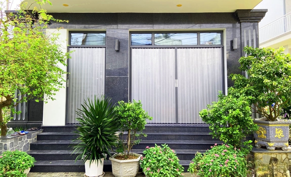 Cửa Xếp Khung Nhôm