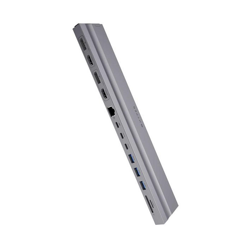 Cổng chuyển kiêm đế cắm đa màn hình HYPERDRIVE 4K/60HZ 13 Ports Multi-Display Dock Station - HD134