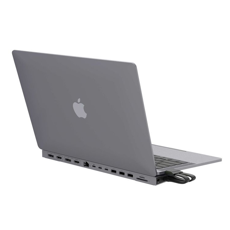 Cổng chuyển kiêm đế cắm đa màn hình HYPERDRIVE 4K/60HZ 13 Ports Multi-Display Dock Station - HD134