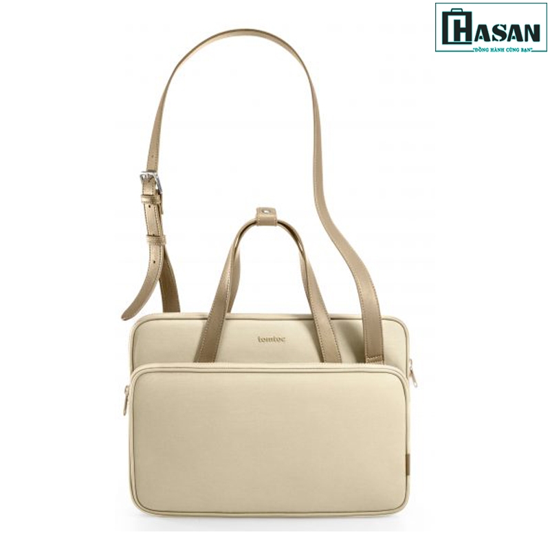 Túi đeo chéo chính hãng TOMTOC Premium Theher Shoulder Bag - H22C1 cho Macbook 13-14 inch/Ultrabook 13 inch