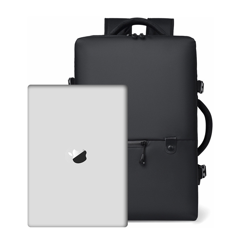 Balo du lịch đa năng đựng Laptop kèm cáp sạc và khe phone ẩn 4 ngăn lớn có thể nới rộng