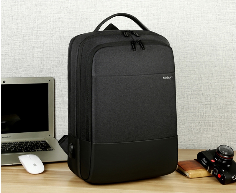 Balo du lịch đựng Laptop MeiNaiLi nhiều ngăn, chống sốc, chống nước kèm cáp sạc ẩn