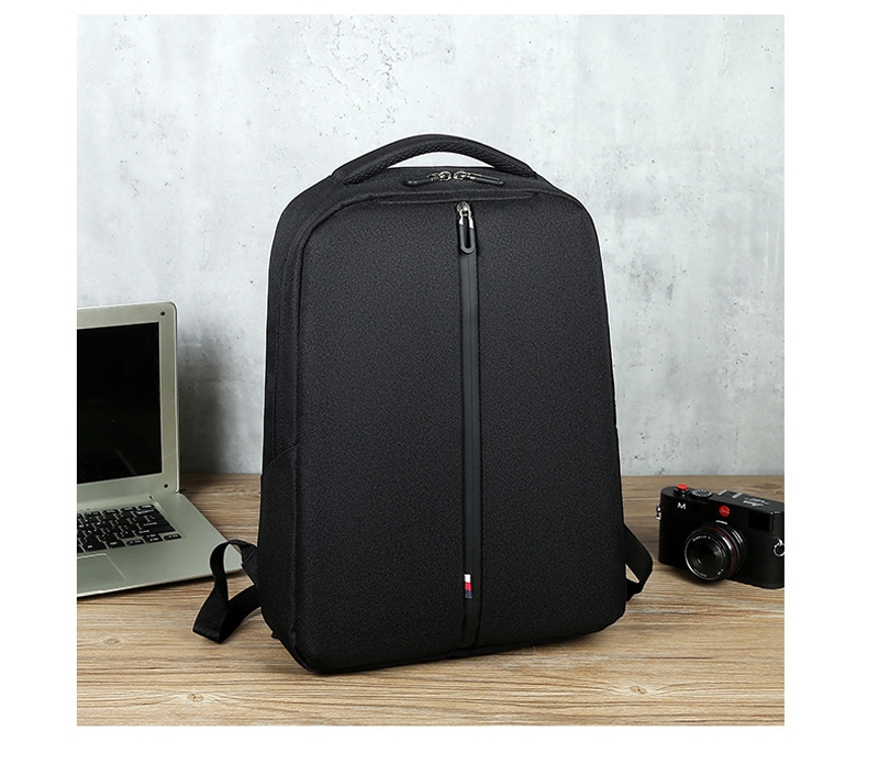 Balo đựng Macbook, Laptop 15 inch chống nước, cáp sạc ẩn, dây kéo giữa