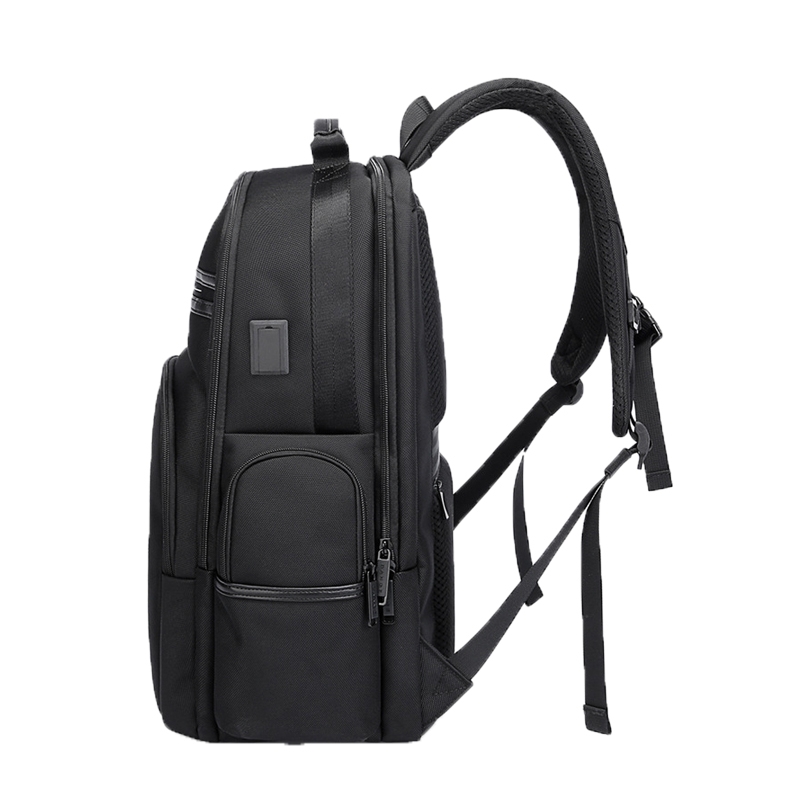 Balo đựng Laptop 16 inch BANGE quai cầm bằng da có cáp sạc ẩn kèm ngăn Zip mặt lưng cao cấp