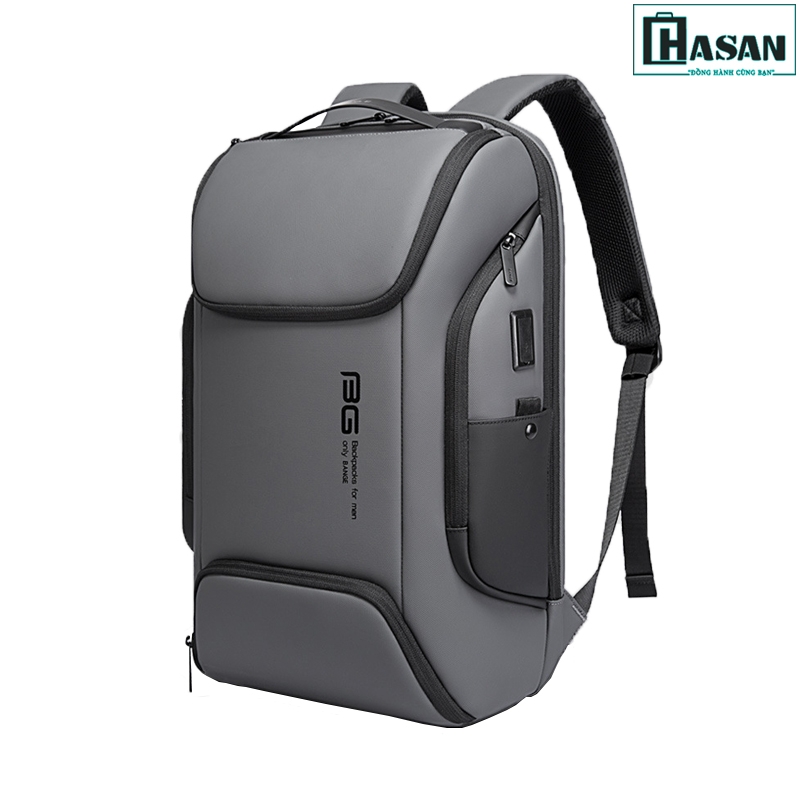 Balo thể thao đựng Laptop BANGE 2 túi phụ kèm cáp sạc ẩn cao cấp