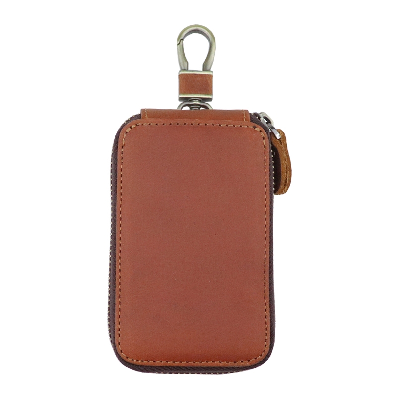 Bao da, túi đựng móc khóa, chìa khóa ô tô xe hơi, khóa Smartkey Tiding da bò cao cấp