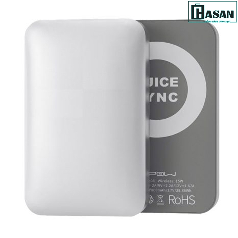 Pin sạc dự phòng Magsafe 15W MIPOW Power Cube 8000 MAH - SPQ08