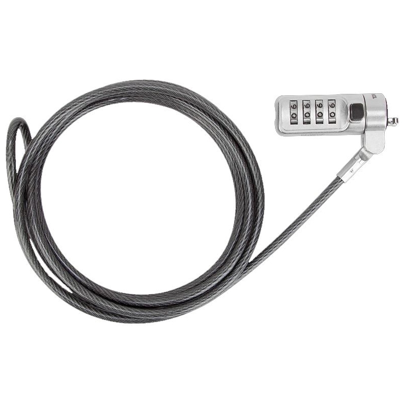 Khóa laptop TARGUS DEFCON Resettable TrapEZoid combo Cable Lock Trapezoid Slot Polybag - ASP66APX
