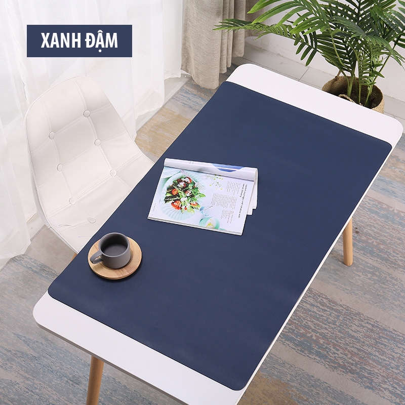 Tấm lót bàn làm việc bằng da chống nước nhiều màu cao cấp