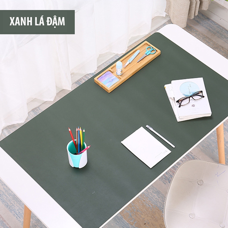 Tấm lót bàn làm việc bằng da chống nước nhiều màu cao cấp