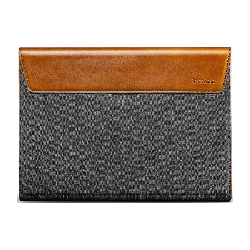 Túi chống sốc chính hãng TOMTOC (USA) Premium Leather - H15-C02 cho Macbook Pro/Air 13 inch