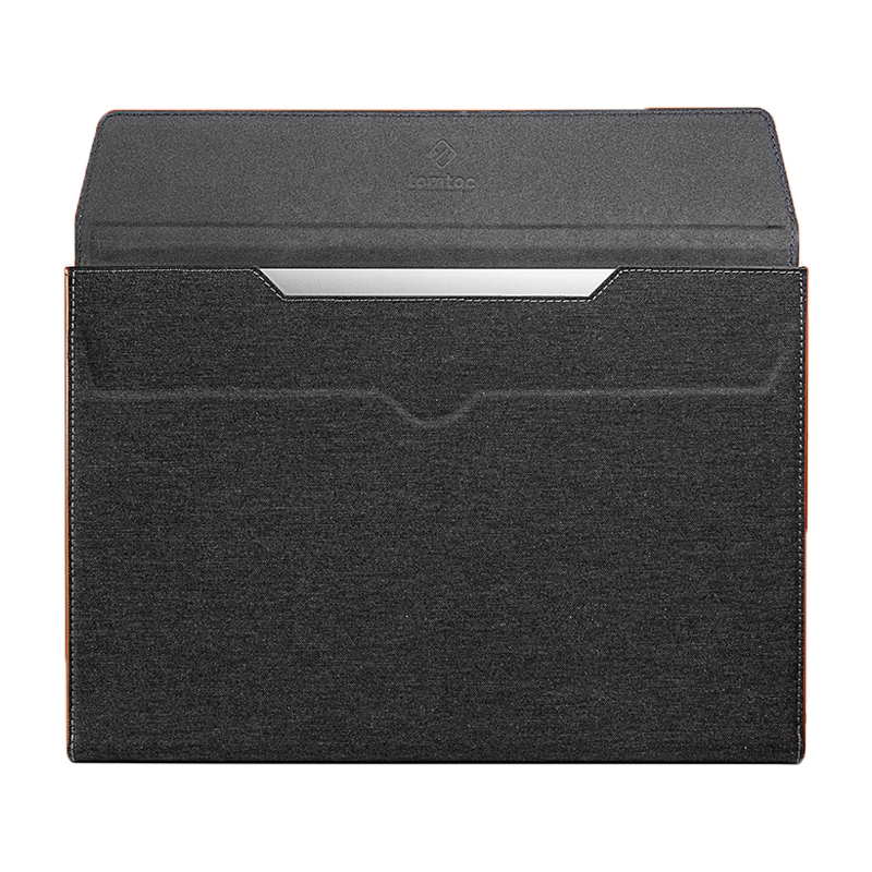 Túi chống sốc chính hãng TOMTOC (USA) Premium Leather - H15-C02 cho Macbook Pro/Air 13 inch