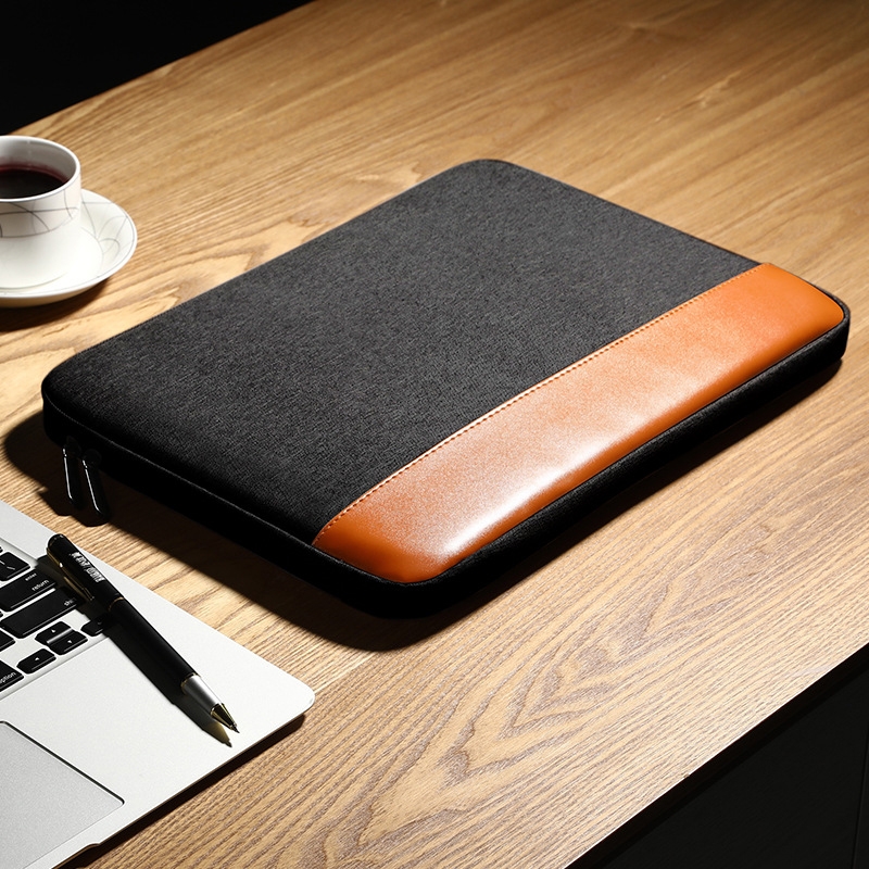 Túi chống sốc Macbook Air, Macbook Pro, Laptop BUBM phối da sang trọng