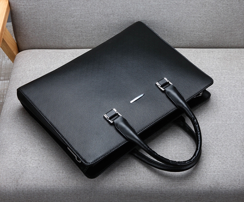 Túi xách, Cặp da công sở đựng Laptop 14 inches FEIDKA cao cấp